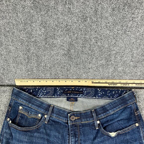 Levi's Jeans Womens 18M 525  Perfect Waist Dark Wash Bootcut Denim Mid Rise - Picture 5 of 10